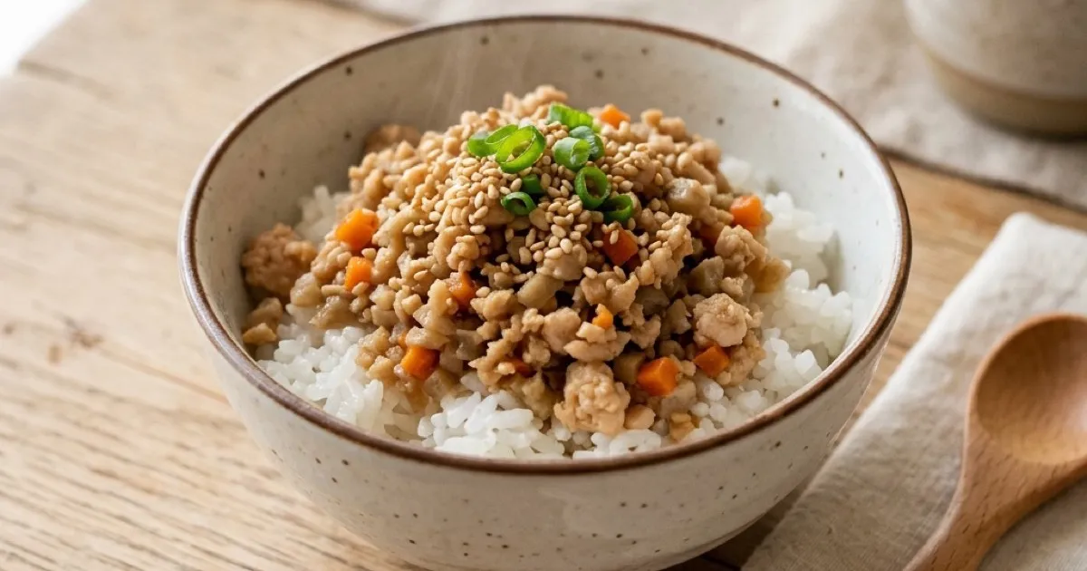 【ホットクック】1歳5ヶ月の息子も完食！冷凍ささがきごぼうと鶏ひき肉のやわらかそぼろ煮