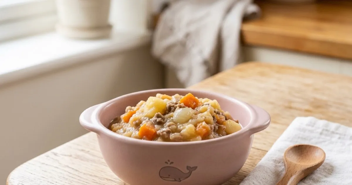 1歳3ヶ月向け！ホットクックで作る「冷凍前提」のなめらか肉じゃが